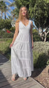 Kleid Weiß 4076 F FRESH COTTON